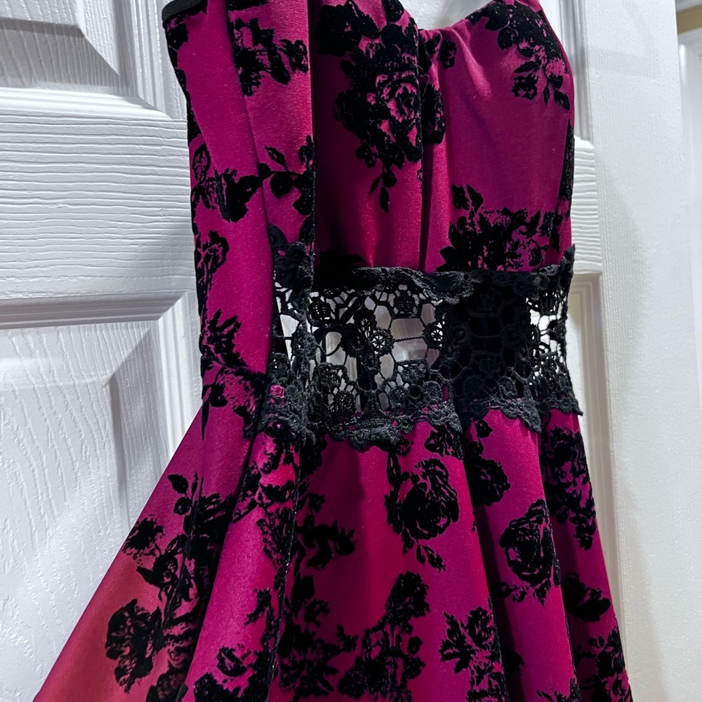 Papaya textured junior dress size S